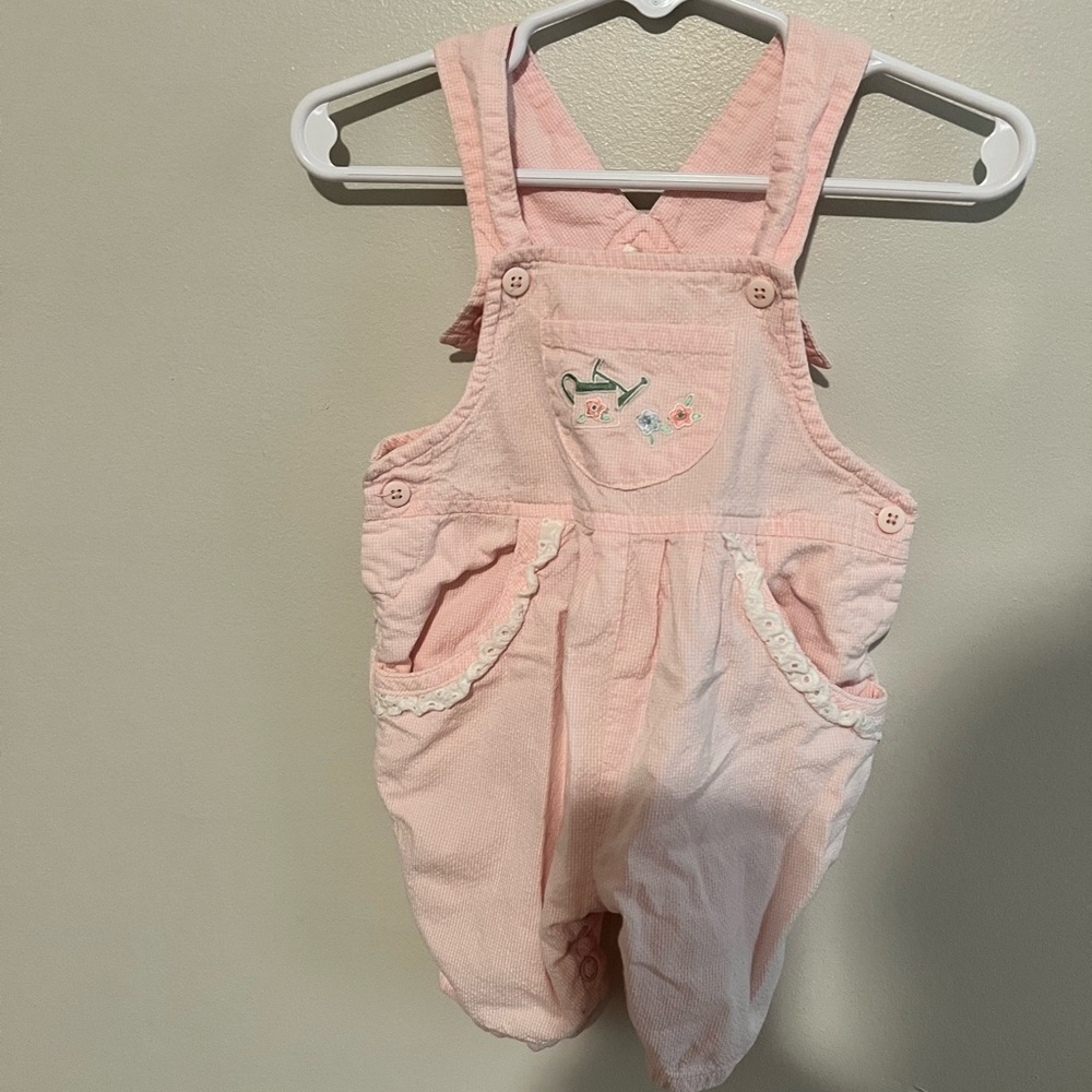 Pink Kids Overalls